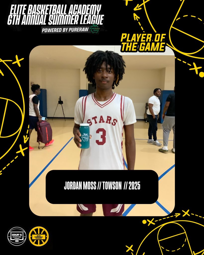 EBASummerLeague's tweet photo. FINAL: Towson 62 C. Milton Wright 53

‘25 Jordan Moss exploded for 23PTS in a win for the Generals

‘26 Ant Council paced CMW in the effort w/ a team-high 19PTS https://t.co/oANcThUx3l