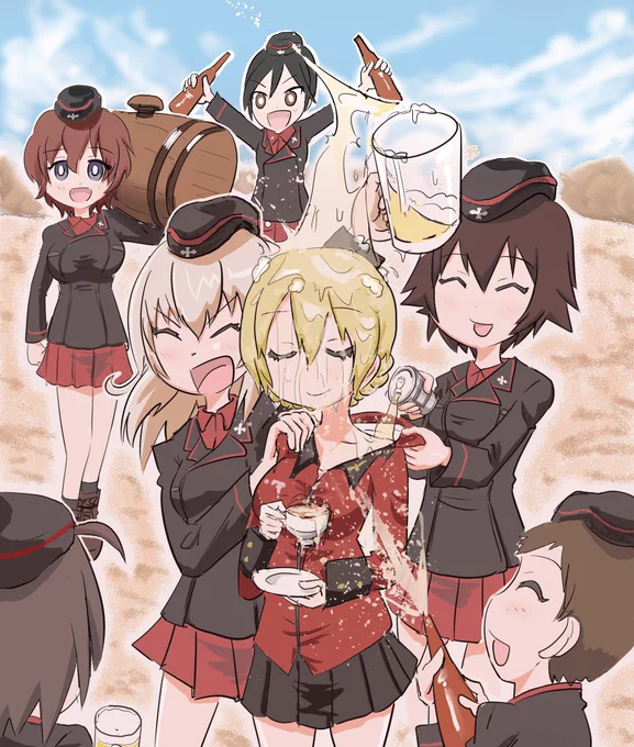 #このタグを見た人は黙って飲み物を持ったキャラを貼る 