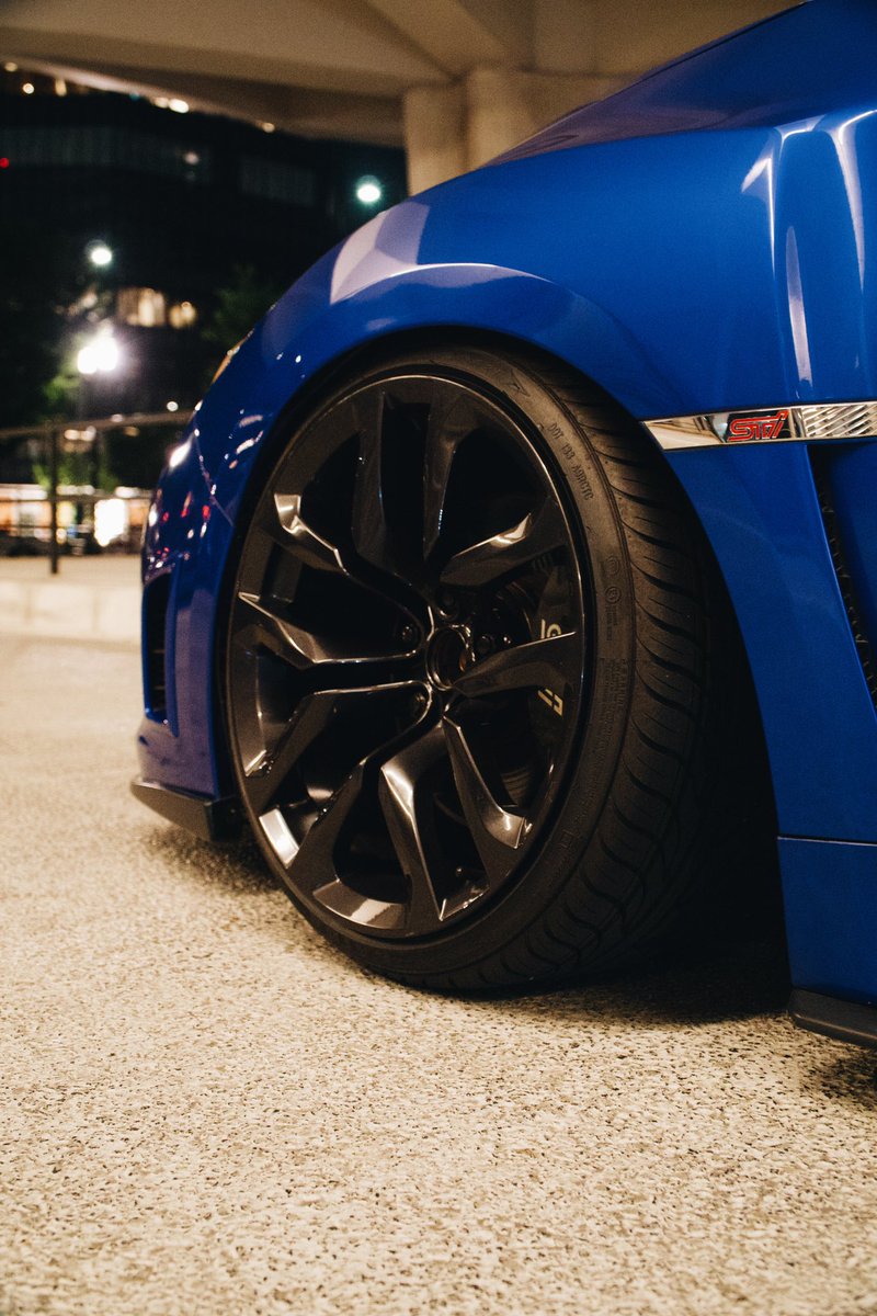 New wheels Z34 純正ホイール 9J+15通し ずっとやってみたかった純ホイ 