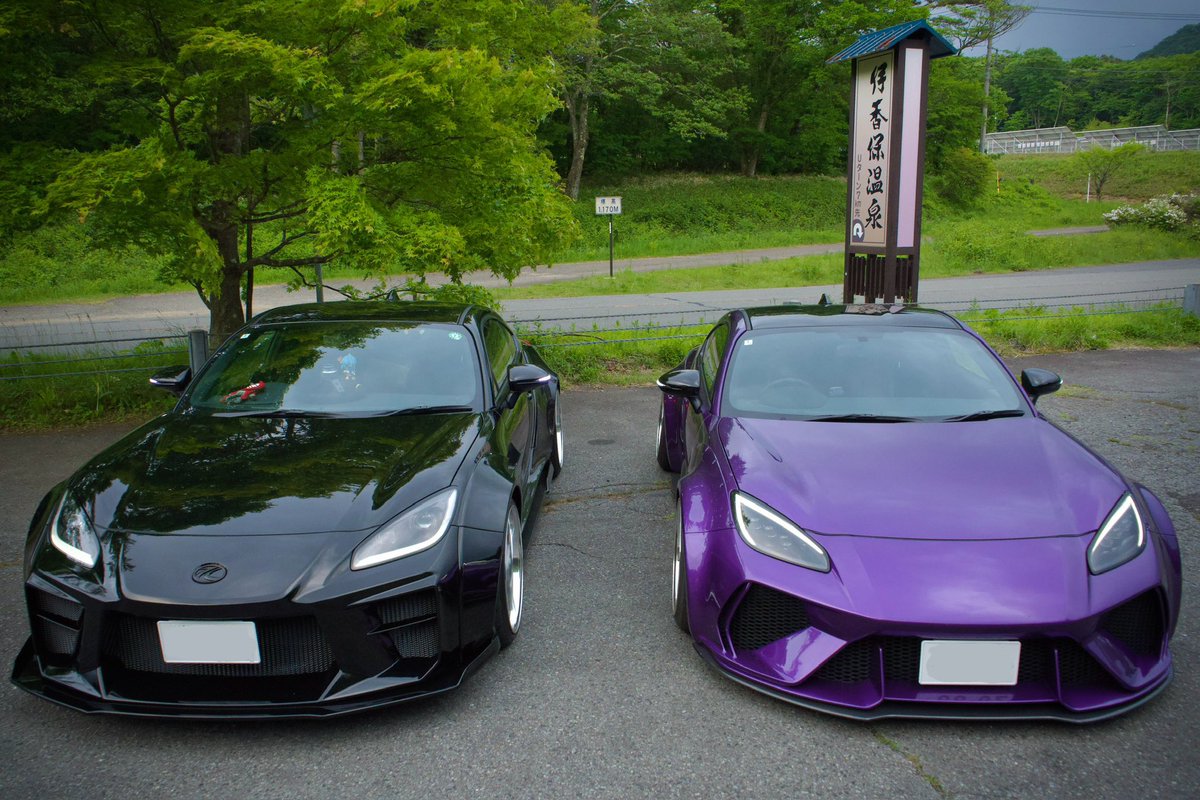 masaADRO82's tweet image. 先日、車仲間と86イベントのため
群馬の方に行きました！！
その時にお披露目のKUHLワイドと
ツーショット📷

#gr86
#adro
#zn8
#kuhl
#榛名