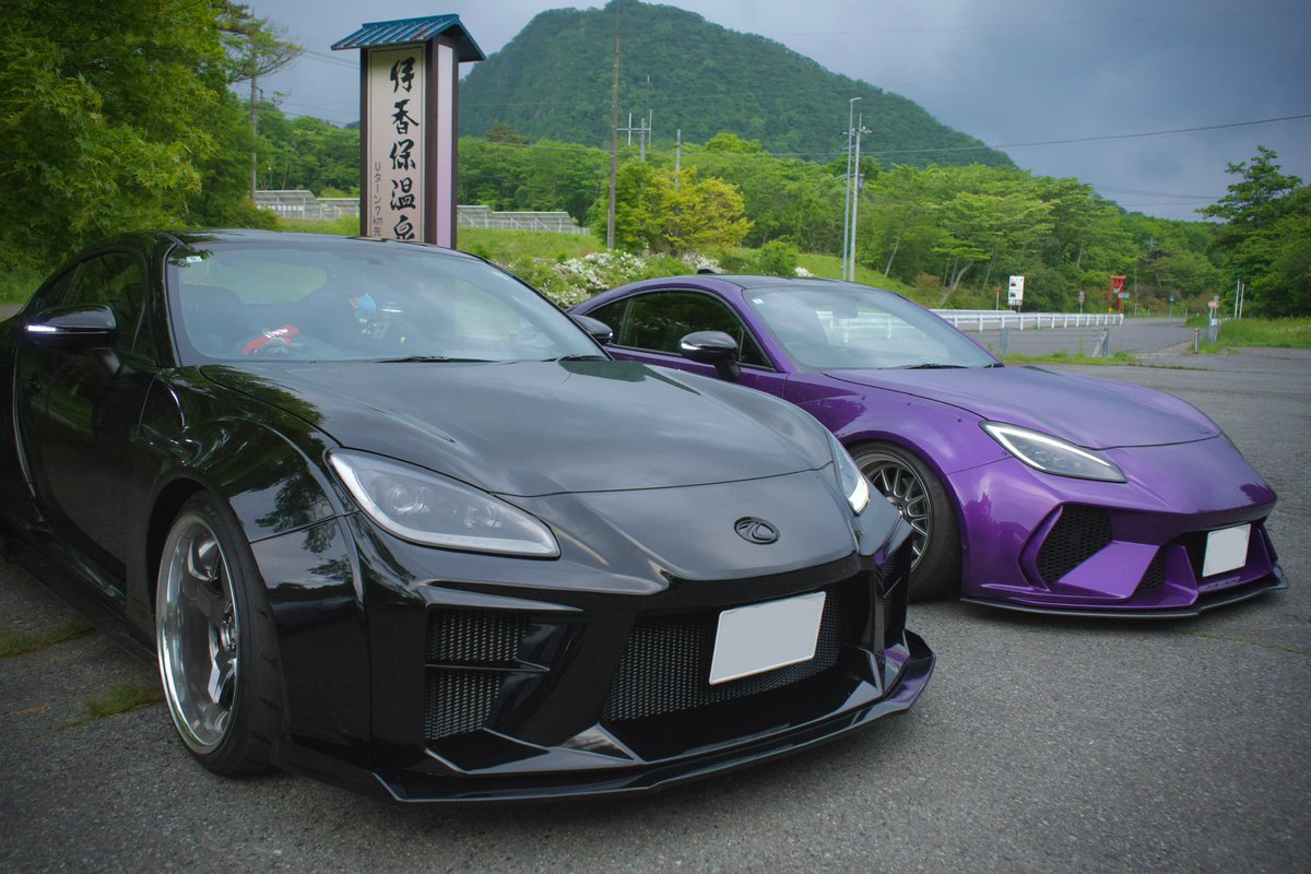 masaADRO82's tweet image. 先日、車仲間と86イベントのため
群馬の方に行きました！！
その時にお披露目のKUHLワイドと
ツーショット📷

#gr86
#adro
#zn8
#kuhl
#榛名