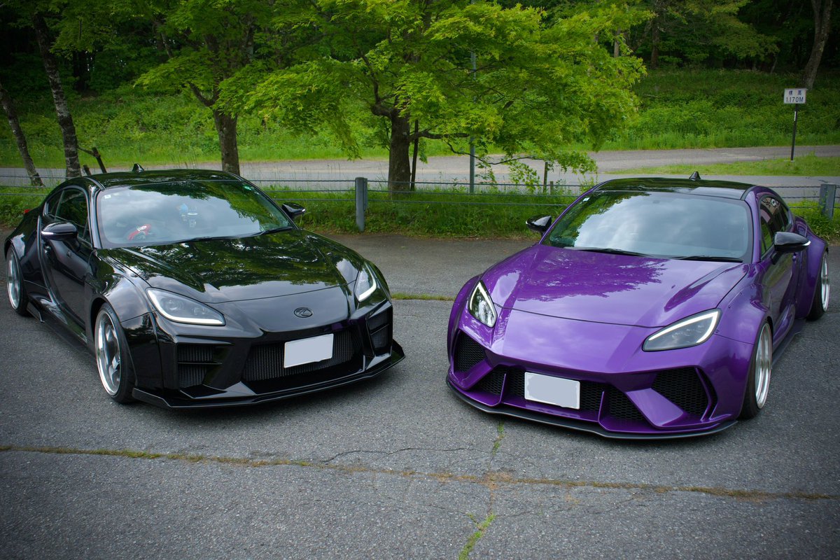 masaADRO82's tweet image. 先日、車仲間と86イベントのため
群馬の方に行きました！！
その時にお披露目のKUHLワイドと
ツーショット📷

#gr86
#adro
#zn8
#kuhl
#榛名