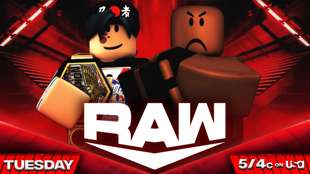 _WWERoblox's tweet photo. -RAW-
These 4 Men will come together to sign the contract ahead of their match for the #WWEC this sunday what can we see tomorrow..? (@JFKHeadshot58,@jaltojapan,@ominteen,@kk4fii)
-
@maardontcare VS @FreeJaidenn
-
@EmperorRollins VS @faintedthrone
-
@justinorampage VS @xR3AP https://t.co/68ukEd5MP1