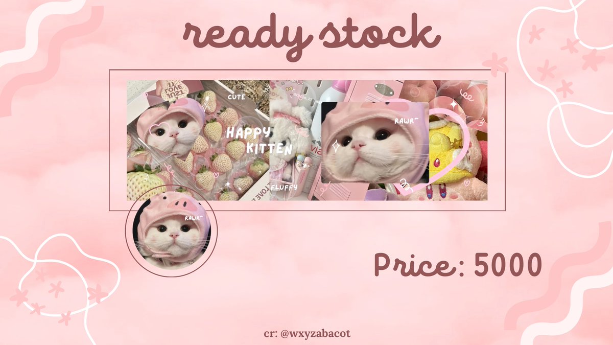 Help repost would be appreciated!

Layout ready stock rs kucing lucuu. Boleh dm aku kalo mau take ya!!

🫧5.000
🫧 spay only yaa

#zonauang #zonajajan
