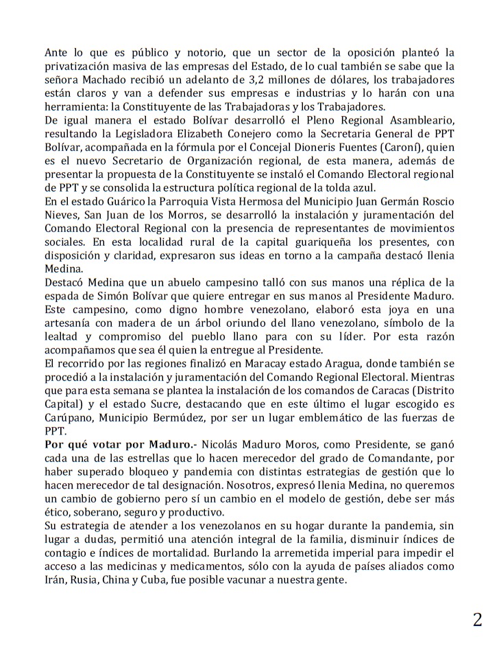 pptenlinea's tweet photo. Ilenia Medina: No se debe permitir declaraciones espurias contra Venezuela

Caricom presenta informaciones inexactas sobre gobierno venezolano sin reconocer que fuimos promotores del diálogo con Guyana, haciéndonos ver como agresores. No lo aceptamos.

https://t.co/4zKkWtuEii https://t.co/myWK5O9L5u