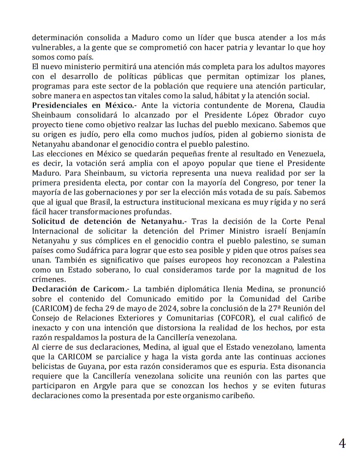 pptenlinea's tweet photo. Ilenia Medina: No se debe permitir declaraciones espurias contra Venezuela

Caricom presenta informaciones inexactas sobre gobierno venezolano sin reconocer que fuimos promotores del diálogo con Guyana, haciéndonos ver como agresores. No lo aceptamos.

https://t.co/4zKkWtuEii https://t.co/myWK5O9L5u