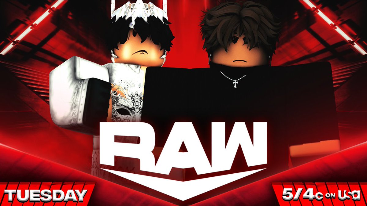 _WWERoblox's tweet photo. -RAW-
These 4 Men will come together to sign the contract ahead of their match for the #WWEC this sunday what can we see tomorrow..? (@JFKHeadshot58,@jaltojapan,@ominteen,@kk4fii)
-
@maardontcare VS @FreeJaidenn
-
@EmperorRollins VS @faintedthrone
-
@justinorampage VS @xR3AP https://t.co/68ukEd5MP1