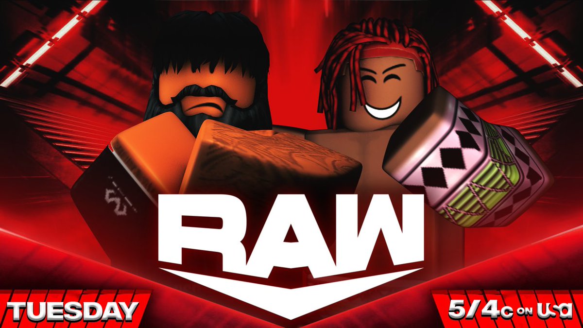 _WWERoblox's tweet photo. -RAW-
These 4 Men will come together to sign the contract ahead of their match for the #WWEC this sunday what can we see tomorrow..? (@JFKHeadshot58,@jaltojapan,@ominteen,@kk4fii)
-
@maardontcare VS @FreeJaidenn
-
@EmperorRollins VS @faintedthrone
-
@justinorampage VS @xR3AP https://t.co/68ukEd5MP1