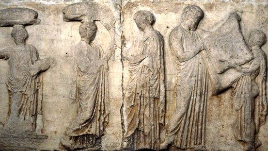 SubRosaMagick's tweet photo. On this day: Arrephoria - A festival to Athena, during which two young girls dressed in white garments carried “unspoken things” at night from the top of the Acropolis down to the garden temenos of Aphrodite, located at the base of the Acropolis. The third day of every month is associated with Athena.
text: hellenion(dot)org
#OTD #AncientGreece #Goddess #MythologyMonday