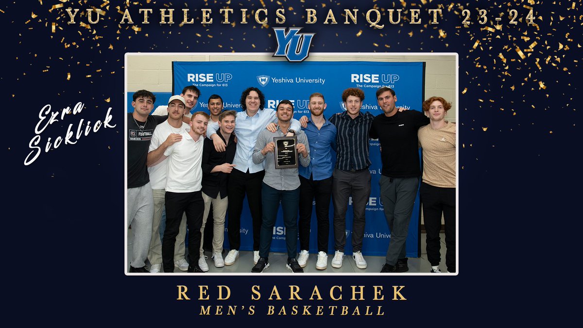 YUathletics's tweet photo. We think he’s pretty Sick 😎
Congratulations to Ezra Sicklick, winner of the 2023-24 Red Sarachek Award!
#GoMacs #YUReady https://t.co/6itCnAfWf1