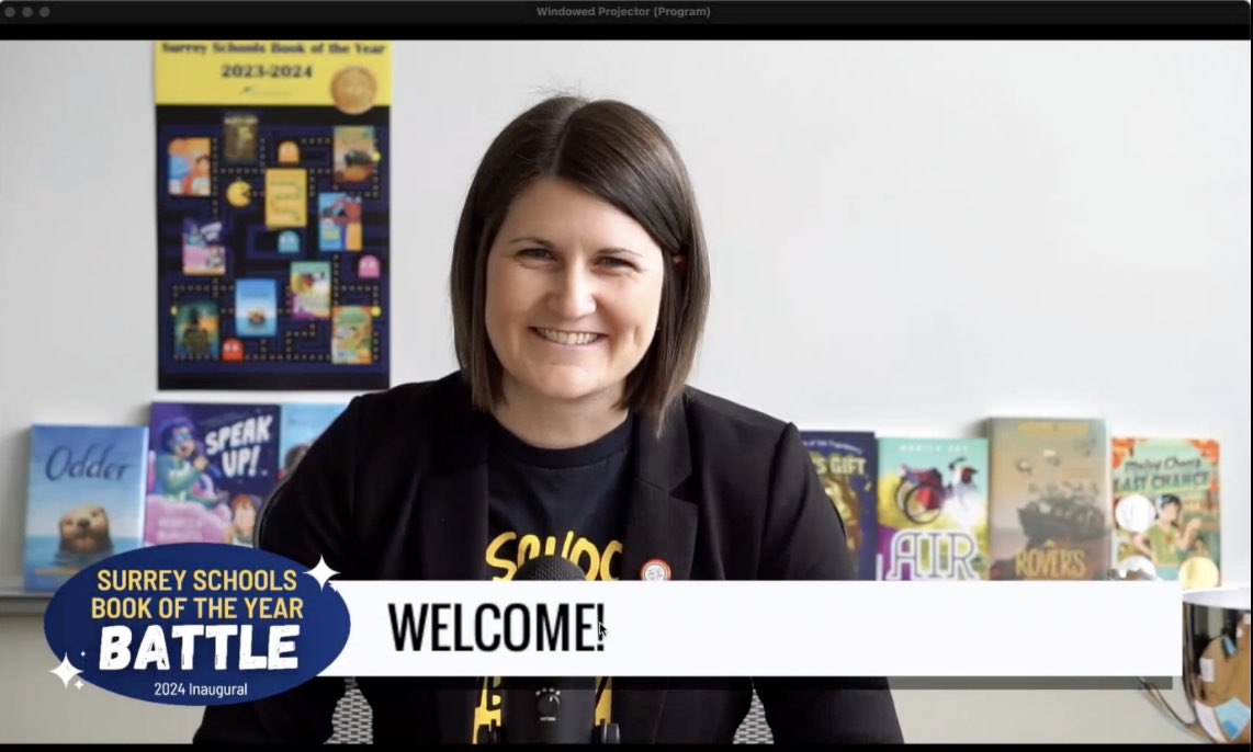 Mrs__MacDonald's tweet image. So much fun hosting our Inaugural Surrey Schools Book of the Year Battle today! Teams from 15 elem schools battled it out on their knowledge of the 23-24 #SSBOY noms. Congrats to Martha Currie for taking home the win! Can’t wait for the 2025 Battle! #sd36tl #sd36learn
@ssbooks36