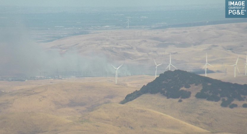 firevalleyphoto's tweet photo. New start NW of the Corral Fire just west of Midway https://t.co/TP98DsAm4n