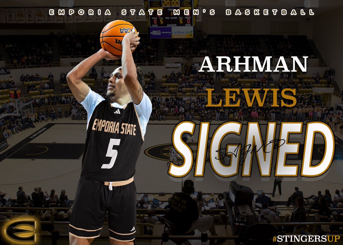 Emporia State Basketball (@esumensbball) on Twitter photo First up is the Madison, WI native Arhman Lewis!
Arhman is a 6’0 PG that averaged 8.8 ppg & 3.6 apg in the 23’-24’ season. As a true freshman Arhman led the NSIC in Assist to Turnover Ratio at 2.9 to 1.
Hornet fans help us welcome <a href="/thearhmanlewis/">Arhman Lewis</a> to the family! First up is the Madison, WI native Arhman Lewis!
Arhman is a 6’0 PG that averaged 8.8 ppg & 3.6 apg in the 23’-24’ season. As a true freshman Arhman led the NSIC in Assist to Turnover Ratio at 2.9 to 1.
Hornet fans help us welcome <a href="/thearhmanlewis/">Arhman Lewis</a> to the family!