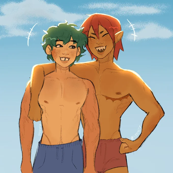 summer kirideku #bnha
