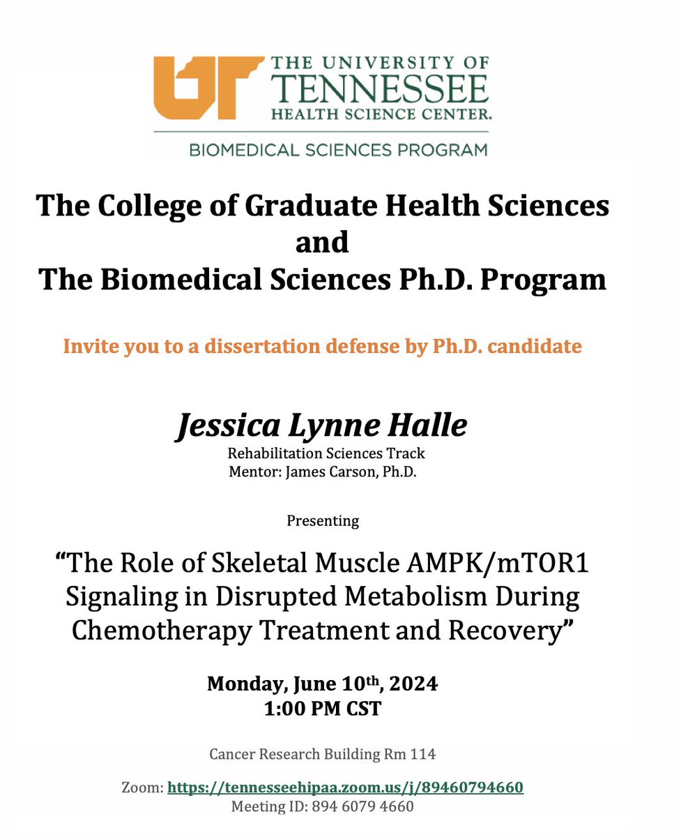 UTHSC Biomedical Sciences Grad Program tweet media