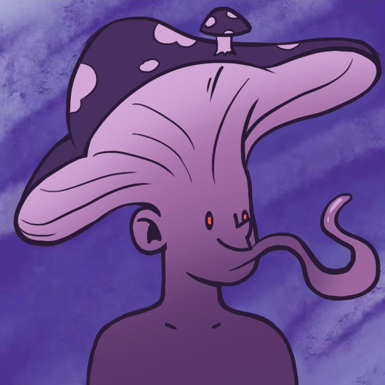 I created this one. He's a scary mushroom monster that brings fear to you. <a href="/thebunch_club/">The Bunch Club | Coming to Ordinals 🔸</a> #TBContest