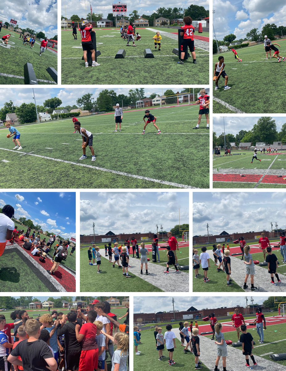 Day 1 of Football Camp!