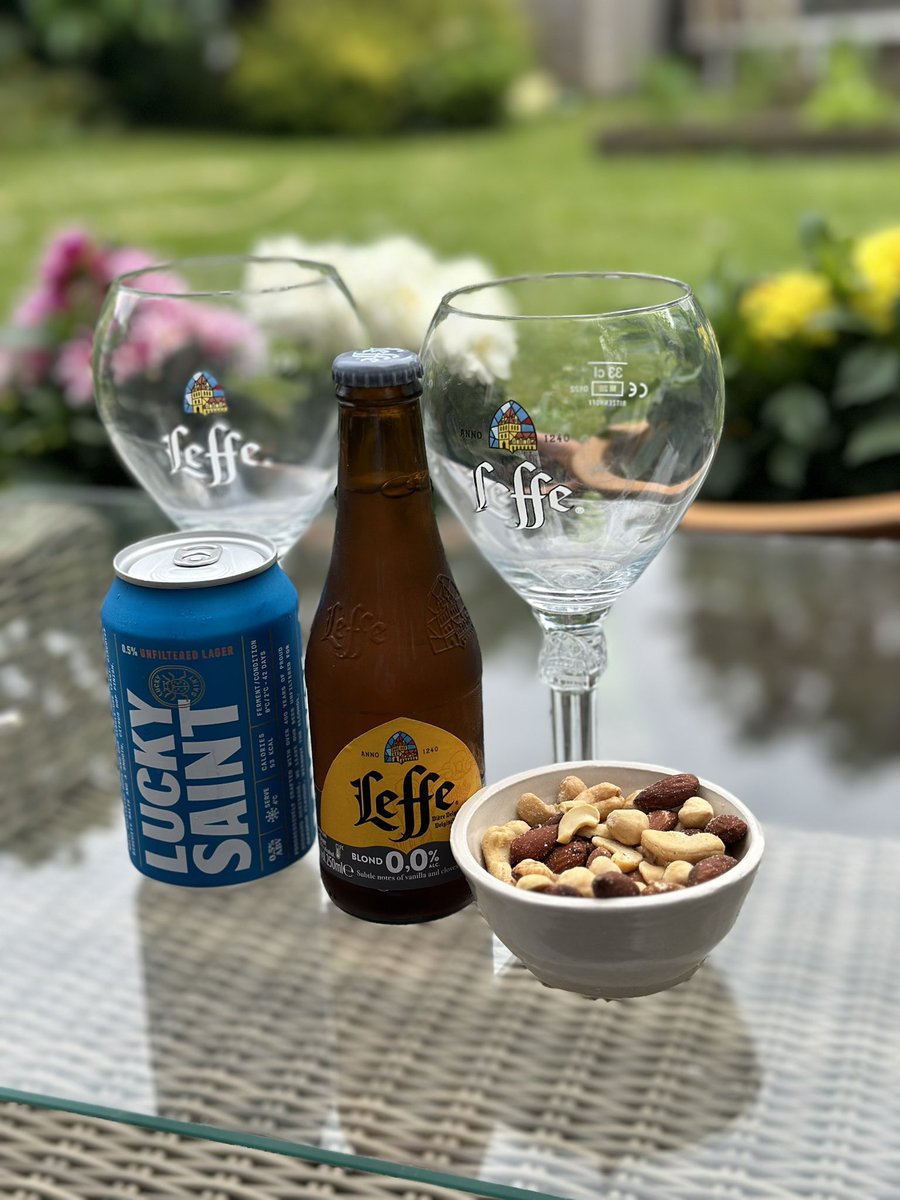 I’m celebrating three joyful years alcohol free this evening. 

Feeling happier, healthier and more productive. 

And it feels as if world is becoming more welcoming of alcohol free too?

<a href="/LuckySaintBeer/">Lucky Saint</a> <a href="/Leffe/">Leffe</a>