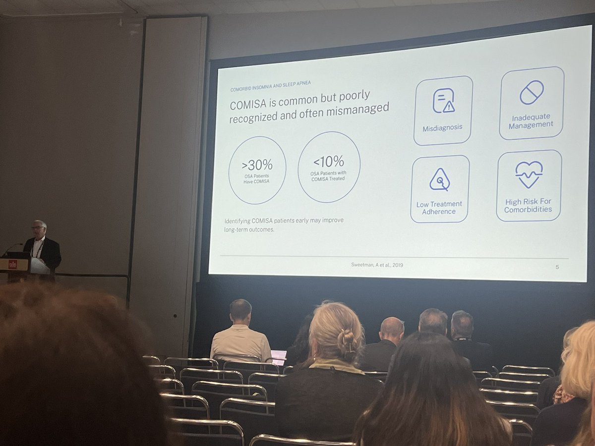 Novel longitudinal method by Thomas Speer for assessing COMISA with HSAT suggests 3+ nights of monitoring to adjust for night to night variability. #sleep2024 #sleep2024houston