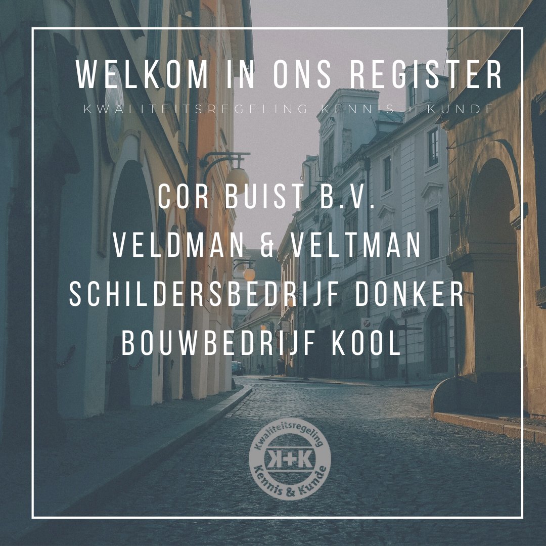 Register_KK's tweet photo. We zijn verheugd om aan te kondigen dat we de afgelopen periode weer nieuwe bedrijven hebben mogen verwelkomen. 

#restauratie #mkb #specialisten #aannemers #kennisenkunde #kwaliteitsregeling #erfgoed #monumenten #gelderland #Fryslân #Groningen #Drenthe #Overijssel https://t.co/zzwavJfPIJ