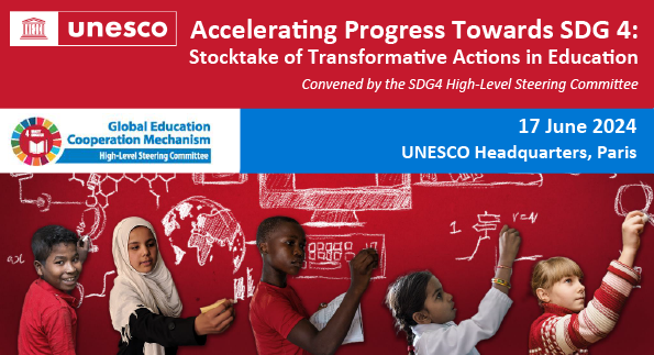 How are countries #TransformingEducation?

Ahead of the Summit of the Future, members of the #SDG4 High-Level Steering Committee are coming together to assess progress made towards a quality education for all.

Registration: indico.un.org/event/1012071

#LeadingSDG4 @Education2030UN