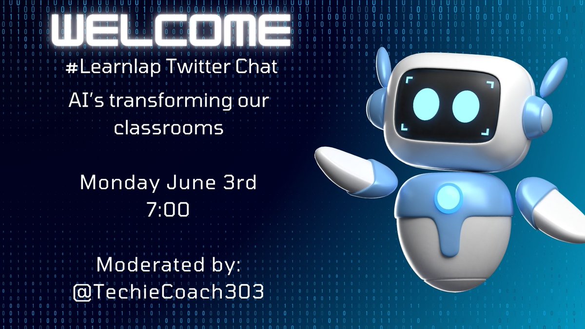 Please join @techiecoach303 TONIGHT at 7pm Central for #LearnLAP!

#cdnedchat #engchat #edtechchat #flipclass #masspchat #musedchat #nyedchat #teacherwellness #vachat #PSCchat #PubPriBridge #stuvoice #EdVoice #Sci4allSs #coascd #colchat #ellchat #iechat #ksedchat #luthed #tlap