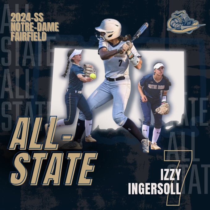 Congratulations to Senior Captain Izzy Ingersoll on earning Class-M All State Honors! Hard work pays off, Very well deserved!