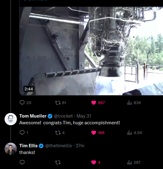 SpaceIntel101's tweet image. I love the space community on X! I believe in #TeamSpace!