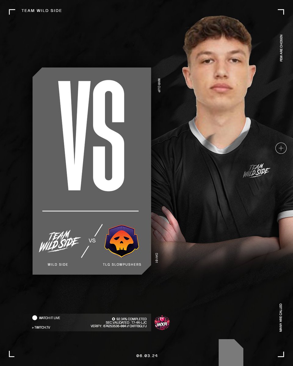 #CR | Matchday 🦁

An unfortunate defeat in our previous match has left a bad taste lingering with the pack, they are ready to take it back😤

⚔️#TeamWildSide 🆚 @ThreatLevelGG 
🏆#WXRCup
🕓4:00PM EST

#Unleashed