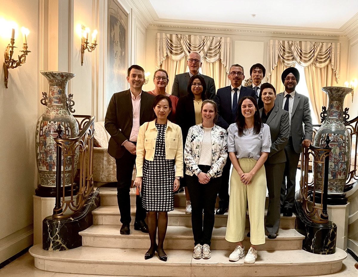 bekim_mehmetaj's tweet photo. Honored to hold our productive Management Committee meeting at the UK Ambassador’s residence. Thank you, United Kingdom, for having us. Working with such a dedicated team of customs representatives is a privilege. #CustomsCommunity #Teamwork https://t.co/KbfSMduww4