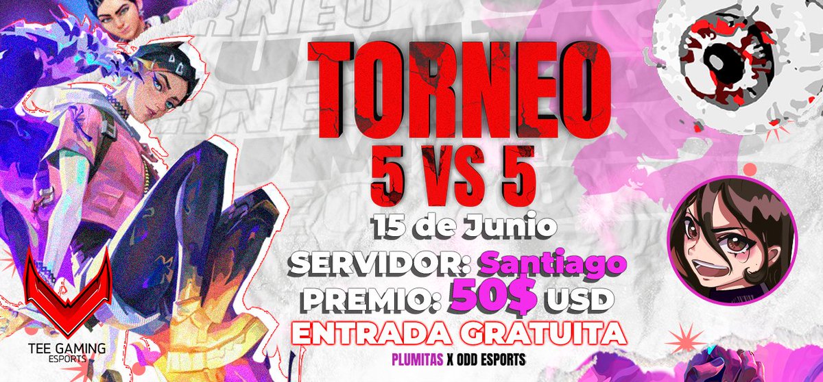 Plumitas_'s tweet photo. Los invito a nuestro torneo de Valorant de la mano de @odd_mx 🏆, las bases y condiciones están en la página de inscripción, la cual es GRATUITA 🙂‍↔️ 
Y nuestra sorpresa es nuestro maravilloso caster invitado: @_yonivoy 🩷 
https://t.co/t010o6b2yg
#valorant #torneo #esports https://t.co/mGpP5Onutl