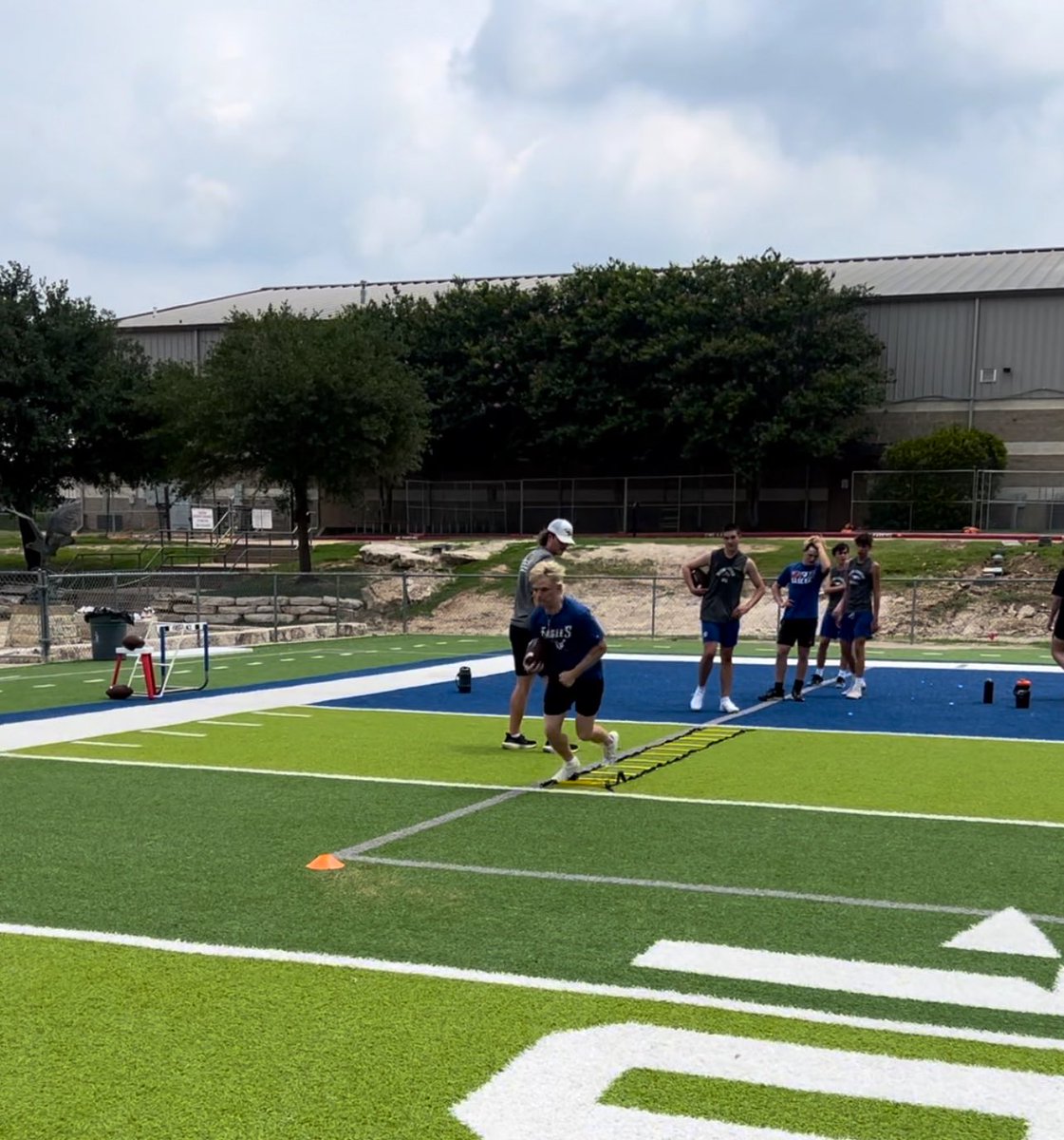 brazos_football's tweet photo. First workout of the summer✅ https://t.co/Zb5Jj3ilkT