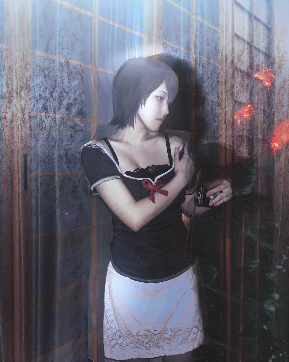 sugarblu3's tweet image. i love this game #projectzero #fatalframe2 #mioamakura