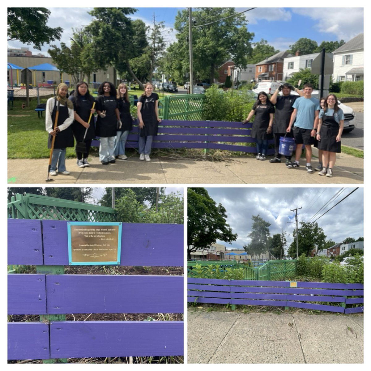 M. Thomas, Ed.D. (@drt_apsmathpbl) on Twitter photo Special thanks to the Rotary of Rosslyn for sponsoring the flower bed repair <a href="/APSCareerCenter/">Arlington Career Center</a>. Thank you for helping the Interact Club students give back.
#WeAreACC
#APSisAwesome Special thanks to the Rotary of Rosslyn for sponsoring the flower bed repair <a href="/APSCareerCenter/">Arlington Career Center</a>. Thank you for helping the Interact Club students give back.
#WeAreACC
#APSisAwesome