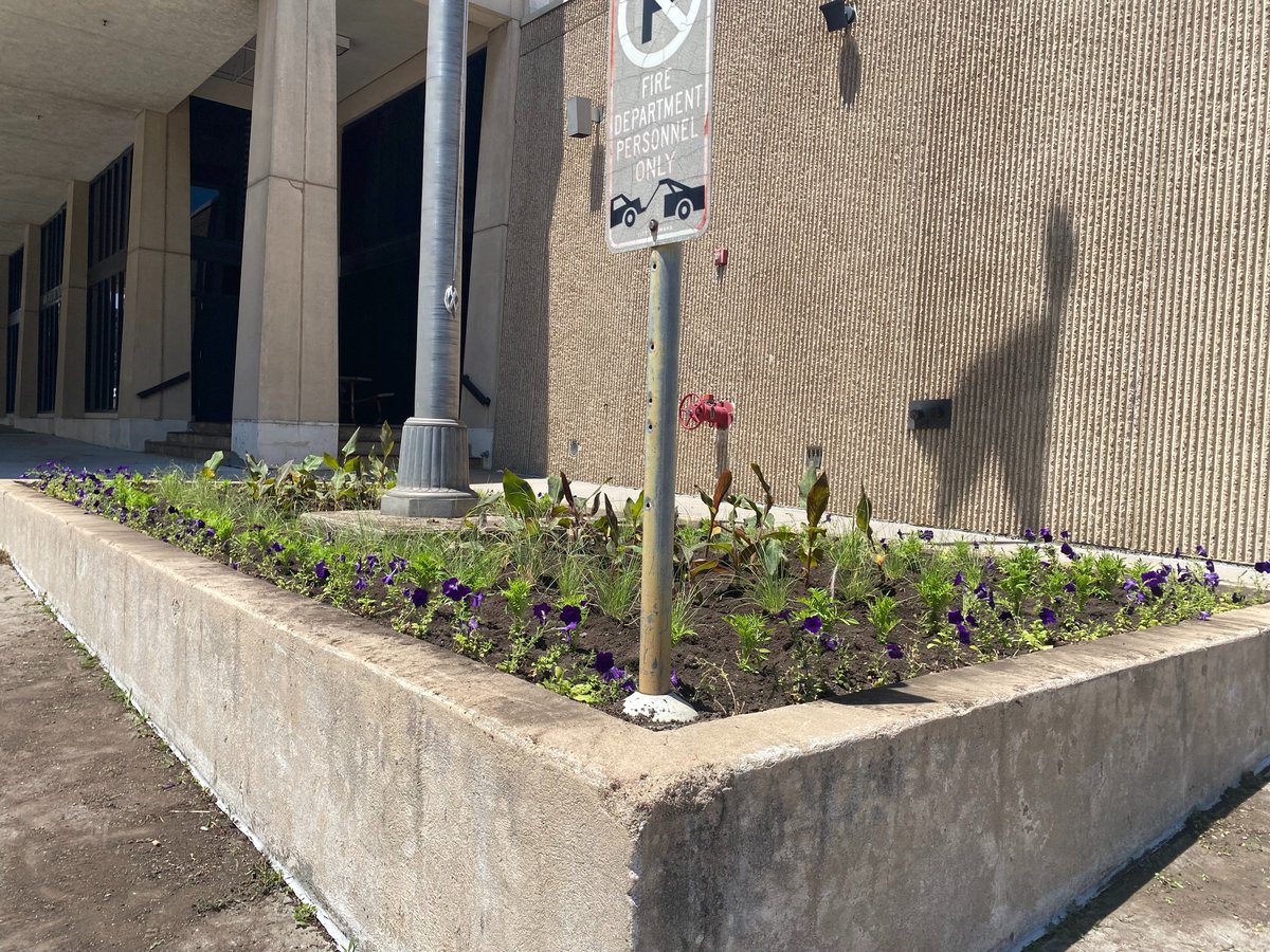 Huge thank you to our friends at <a href="/OmahaParks/">OMAHA PARKS & REC</a> for keeping our flower bed so beautiful at OFD Headquarters! We can't wait to see everything in full bloom 🌸🌺🌷🪻