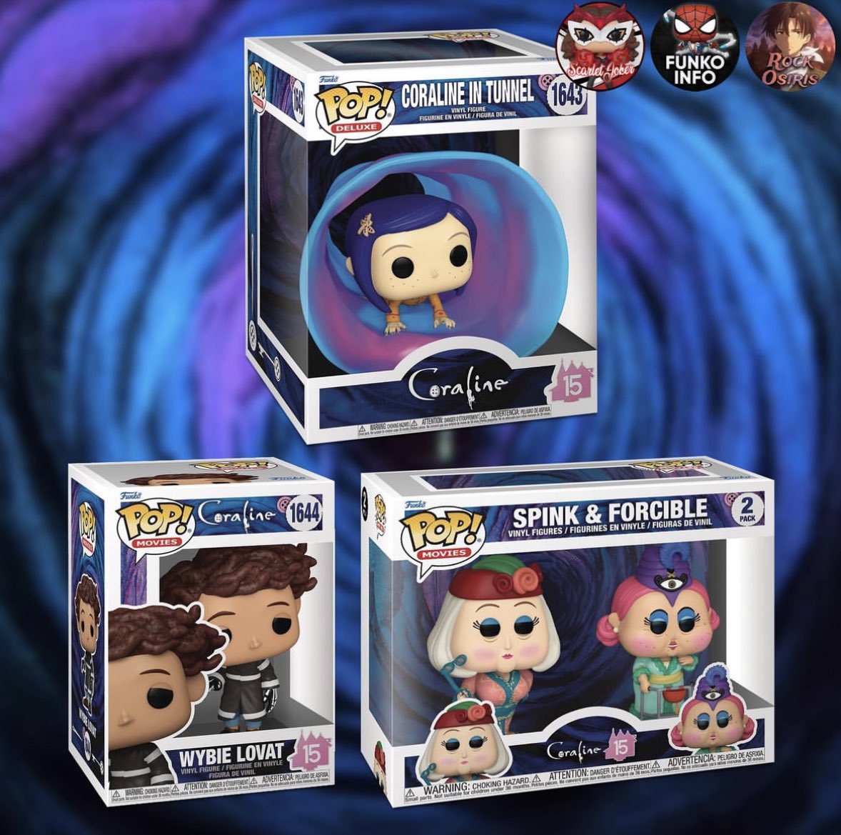 First look! Check out the new Coraline Funko POPs! Going live at the links below this week ~ thanks <a href="/funkoinfo_/">funkoinfo_</a> ~
EE ~ fnkpp.com/EE
Amzn ~ fnkpp.com/Amzn
MHS ~ fnkpp.com/MH
#Ad #Coraline #FPN #FunkoPOPNews #Funko #POP #POPVinyl #FunkoPOP #FunkoSoda