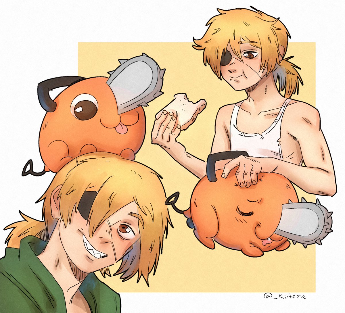 _kirtome's tweet photo. Based on sexy Denji @Shuuu85372871 https://t.co/wjs7Aujr0q