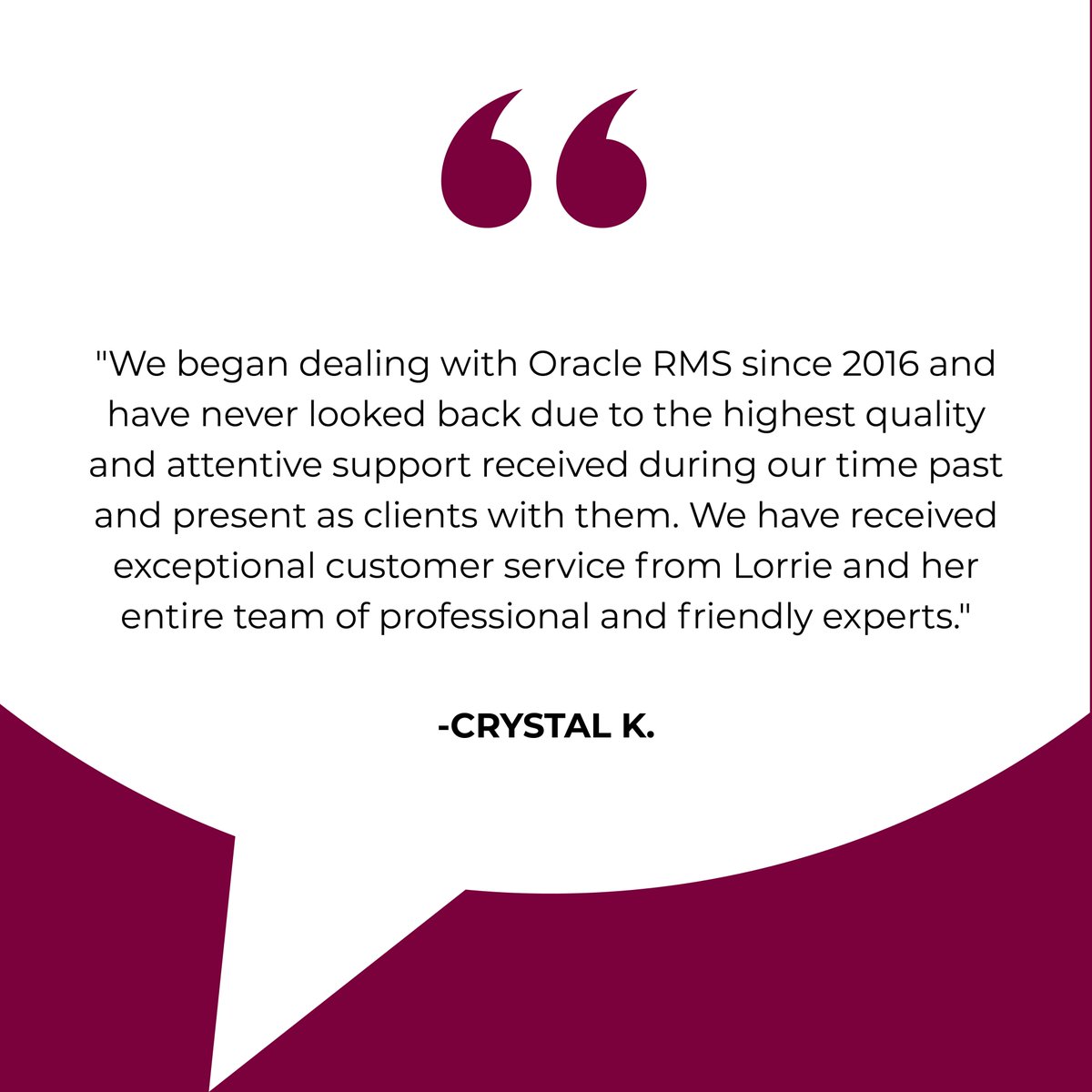 OracleRMS's tweet image. Our client’s feedback allows us to understand how we can continue to improve our service, and we’re grateful for the positive comments we receive.

For more information about any of your insurance needs, visit the link in our bio today.

#OracleRMS