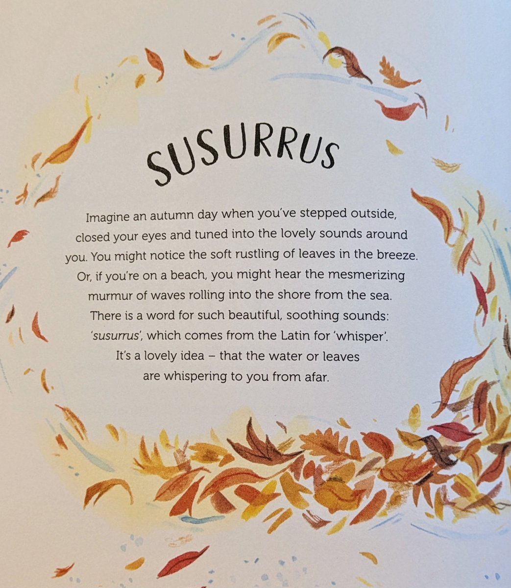 AttieLime's tweet photo. How gorgeous is this word. From #RootsOfHappiness by @susie_dent @PenguinUKBooks 💚
I'd love to poem all of these delicious words into a collection, one day. https://t.co/FtiGue4EHV