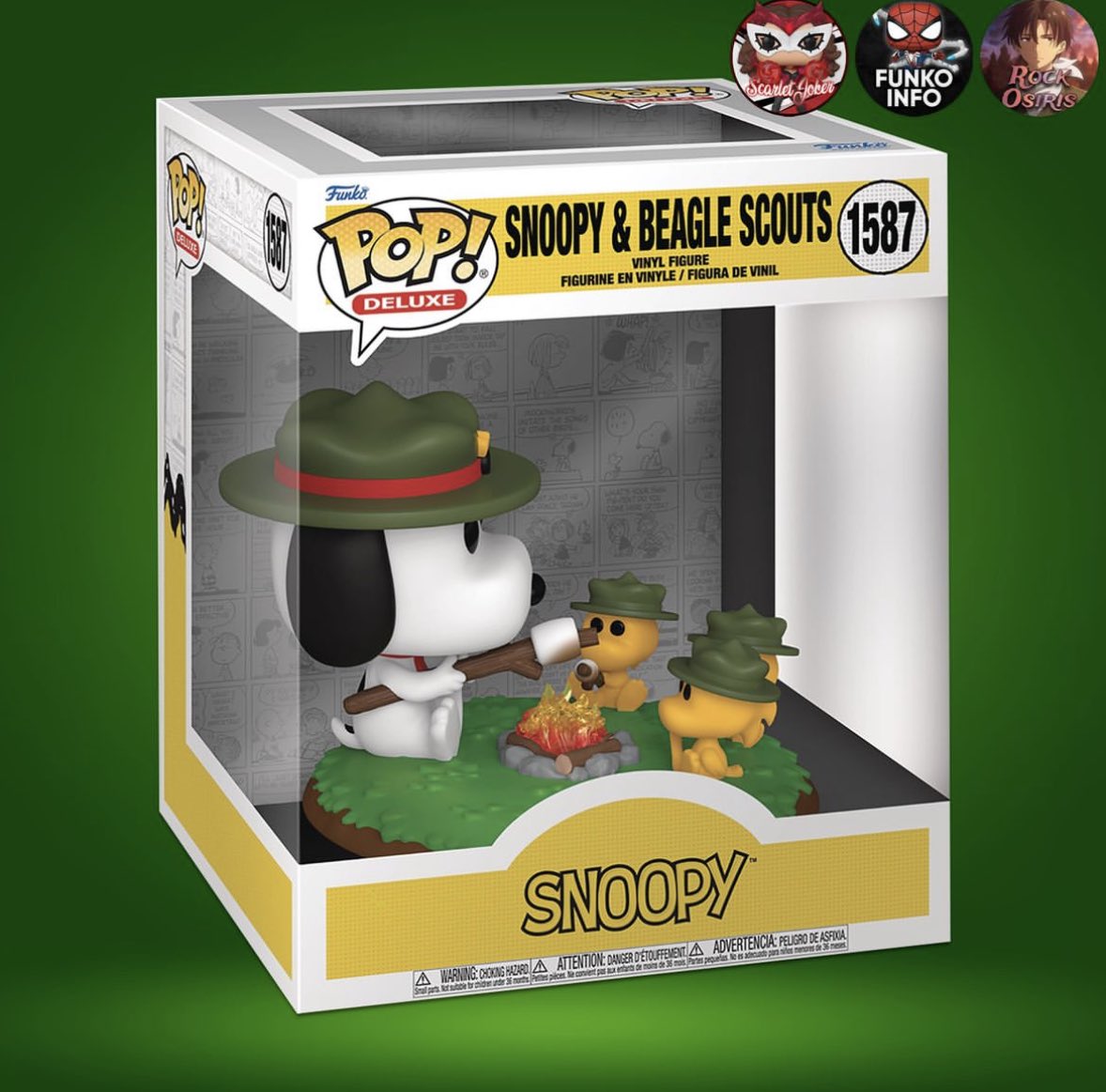 FunkoPOPsNews's tweet photo. First look! Snoopy and Beagle Scouts Funko POP! Deluxe Going live at the links below this week ~ thanks @funkoinfo_ ~
EE ~ https://t.co/WdAqZ4cnx6
Amzn ~ https://t.co/kP30ddnb52
MHS ~ https://t.co/sB2xdEATDv
#Ad #Peanuts #FPN #FunkoPOPNews #Funko #POP #POPVinyl #FunkoPOP #FunkoSoda