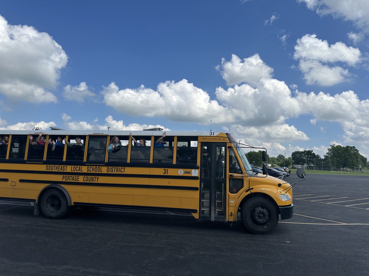 Southeastsupt's tweet photo. The last day for our K-5 students. Have a great summer. We will miss you. https://t.co/aIKyqB5AKG