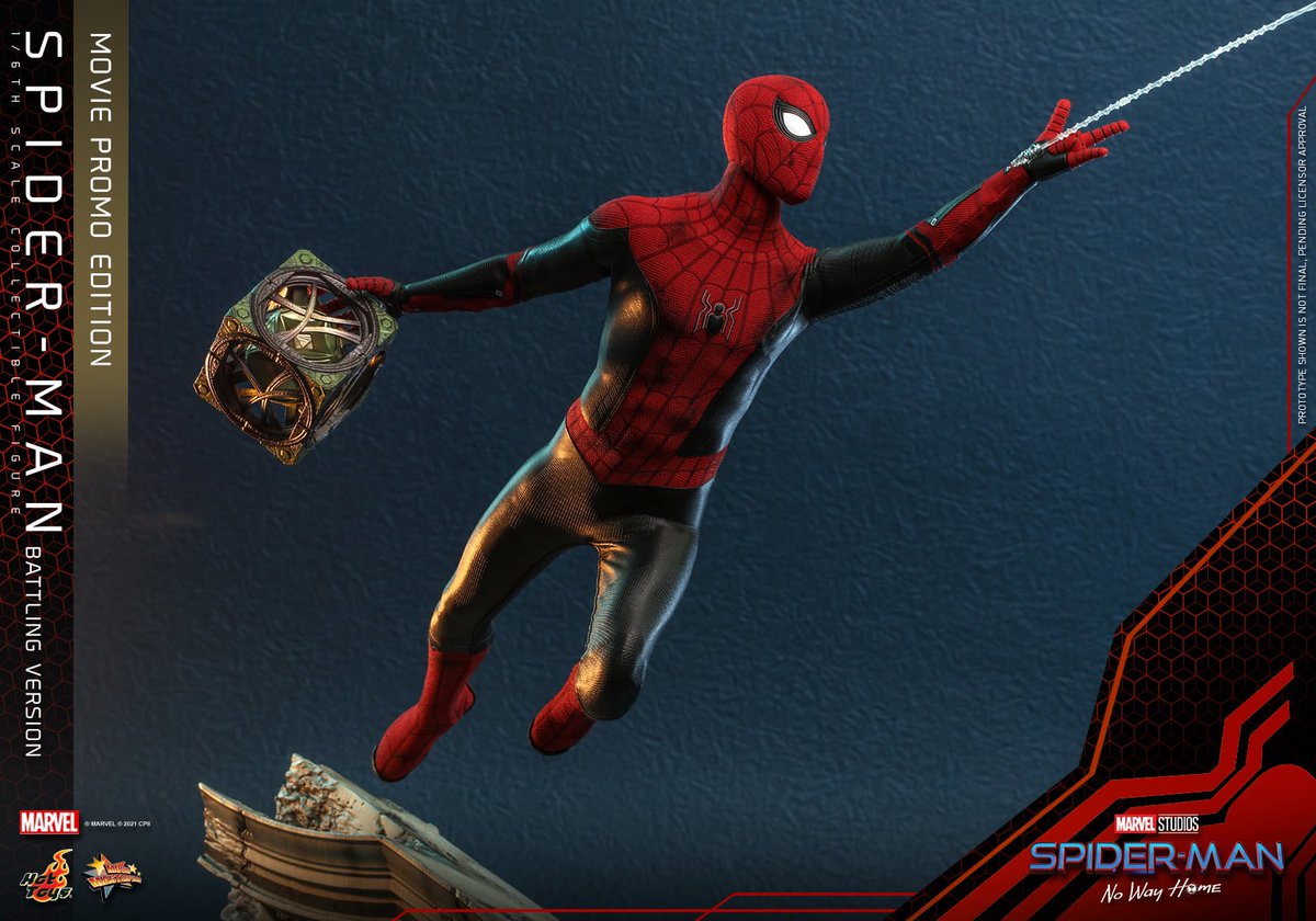 Spider_Figures's tweet image. ITS NO WAY HOME DAY LETS GOOOOO. Also they’re all fucking no way home i’m not typing it out

(Hot Toys Spider-Man: Battling Version (Movie Promo Edition))