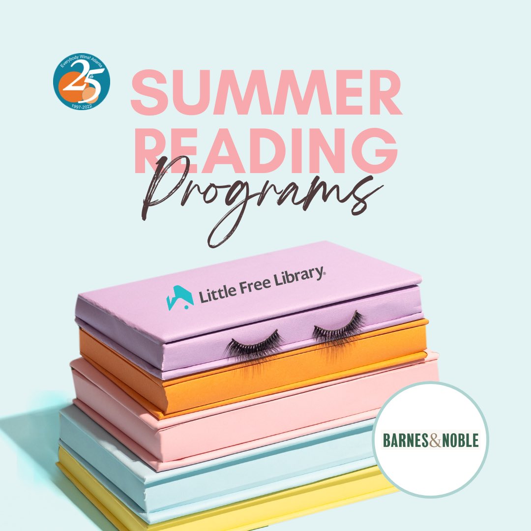 EverybodyWinsGA's tweet photo. Motivate your kids to read this summer! Take a walk to a @LtlFreeLibrary, attend the Public Library's summer reading events, or check out https://t.co/j1eFonnadp.
Barnes & Noble (@BNBuzz)
#EWA #EWAtlanta #literacy #atlantanonprofits #reading #mentoringmatters #volunteer https://t.co/26Fi7QYsLz