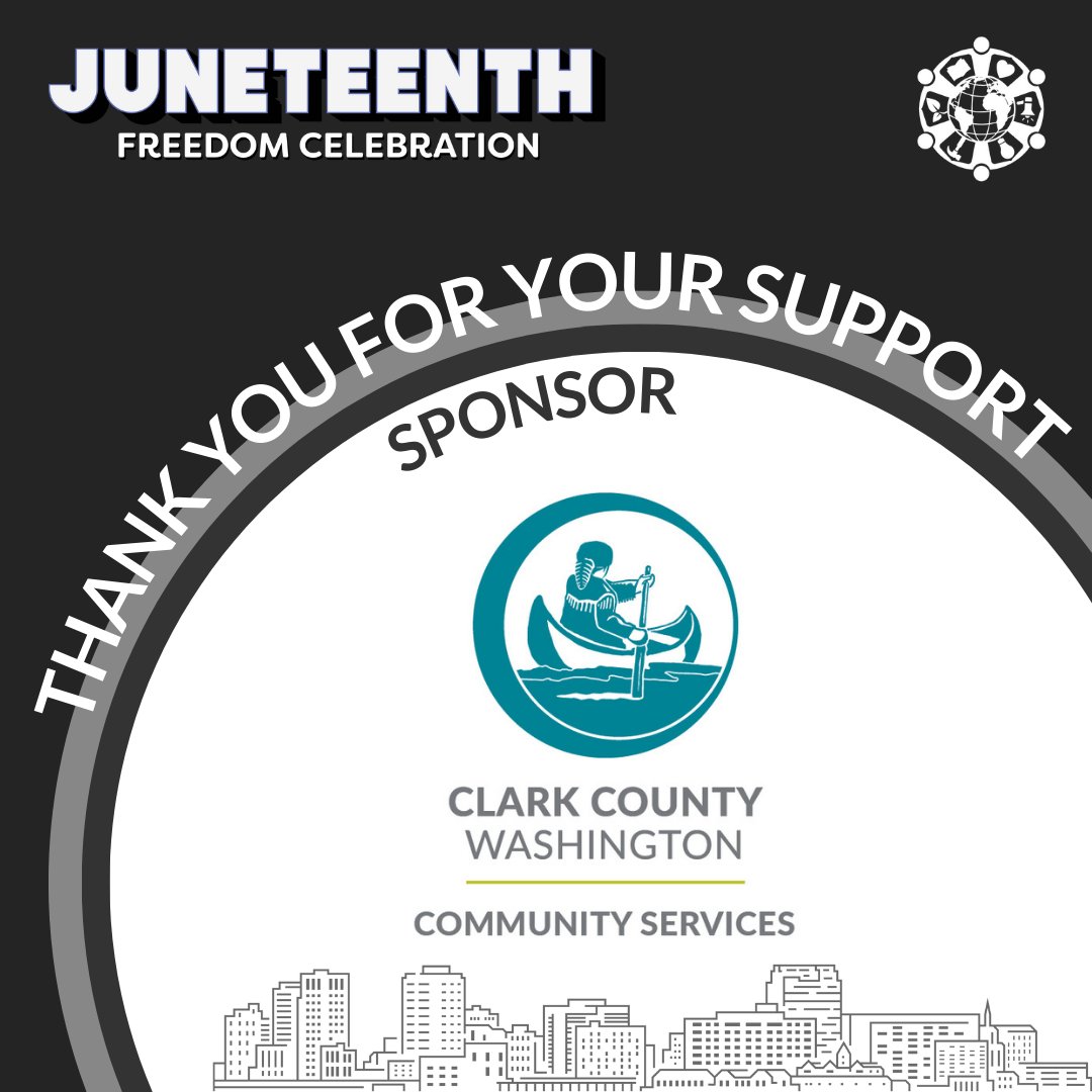 We extend our heartfelt thanks to our incredible sponsors for their generous support and commitment to our community! 🎇

Big thanks to: <a href="/VDAUSA/">Vanc Dwntwn Assoc</a>, <a href="/FrontDoorNW/">Front Door Realty</a>, and <a href="/ClarkCoWA/">Clark County WA</a>

#jfcvancouverwa24 #Juneteenth2024 #vancouverwa #JuneteenthFreedomCelebration