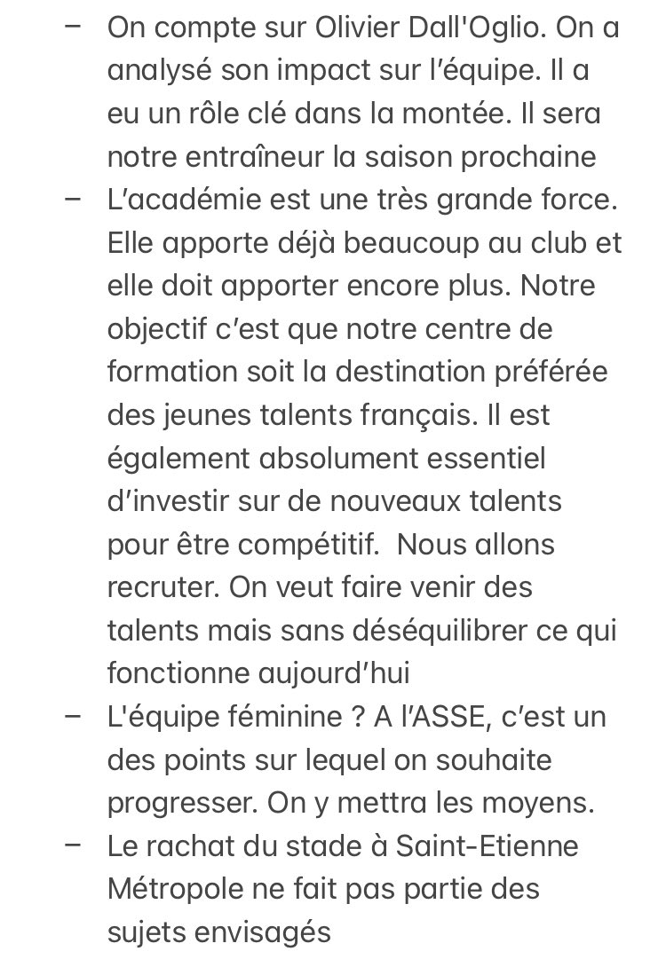 GaelB42's tweet photo. Le projet d’I.Gazidis pour l’ASSE (Le Progrès) #ASSE https://t.co/7RZ8D7Z9TA