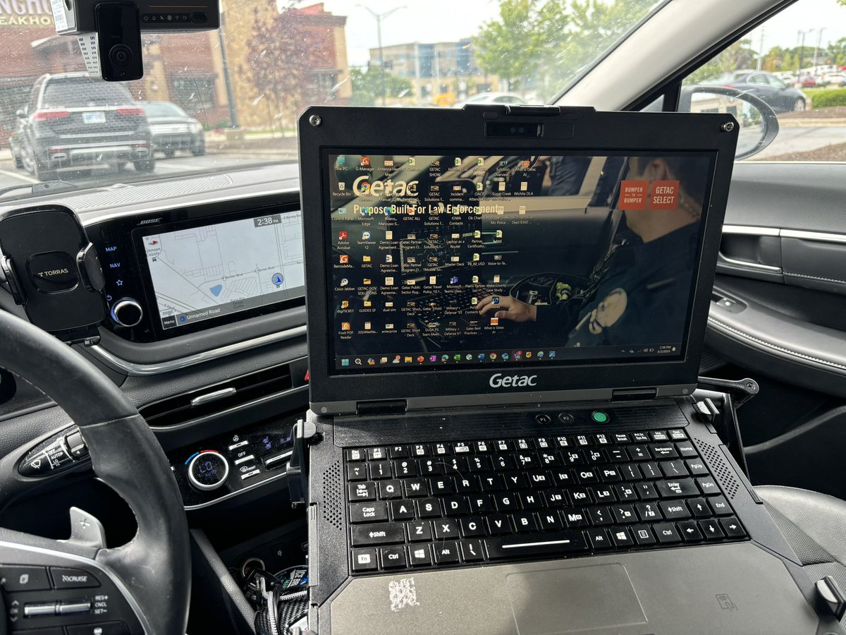MancusoBrian's tweet photo. This is awesome just pulled over and ran a meeting on my #5G #Getac #B360 in my #civilian gov demo car using the #RAMMounts dock David Brinn & look no router needed.
#Police #Sheriff #EMS #Fire #K12 #Education #Universities #publicworks #Government https://t.co/kZXwf7l2ia