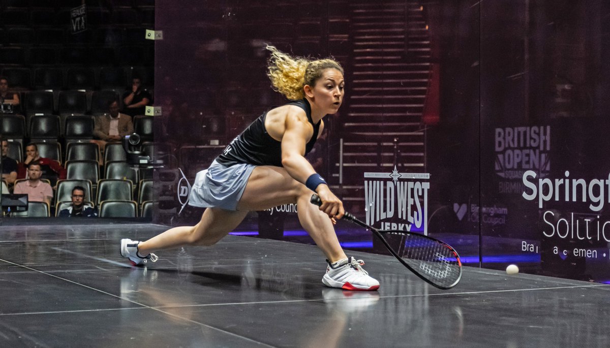 She had to dig in, but <a href="/ginakennedyy/">Gina Kennedy</a> earns her spot in RD3 of the <a href="/BritOpenSquash/">British Open</a> 🙌

Gina won 3-2: 7-11, 11-3, 10-12, 11-4, 11-5 (60m)

#BritOpen24 #WhereLegendsAreMade