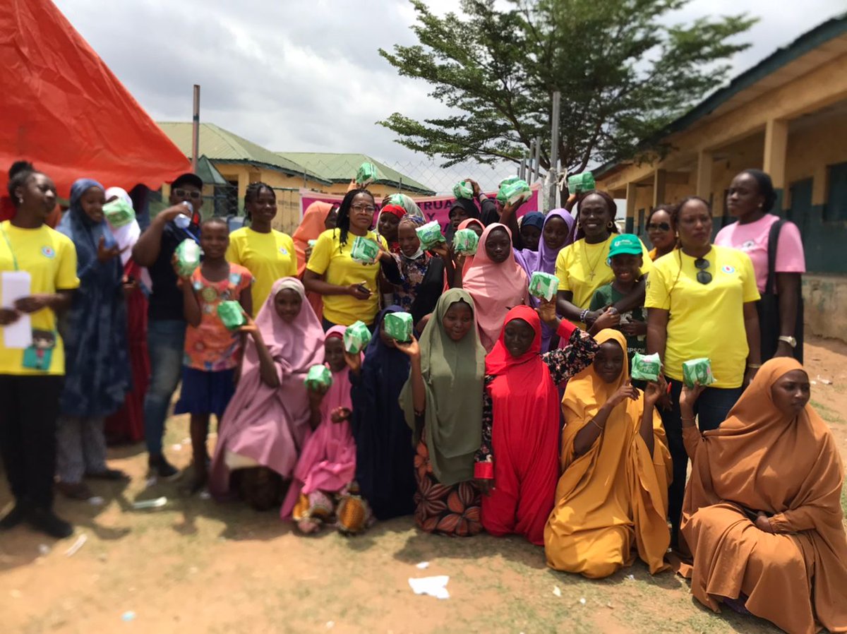 CDHI_NG's tweet photo. PAD-A-GIRL Project in Gwagwa, @CDHI_NG and partners, empowered girls through insightful sessions on menstruation, cycle tracking, hygiene, and common issues. It broke taboos and fostered empowerment, ensuring every girl has confidence in her menstrual journey. #PadAGirl #cdhing https://t.co/hWrNb9htfG