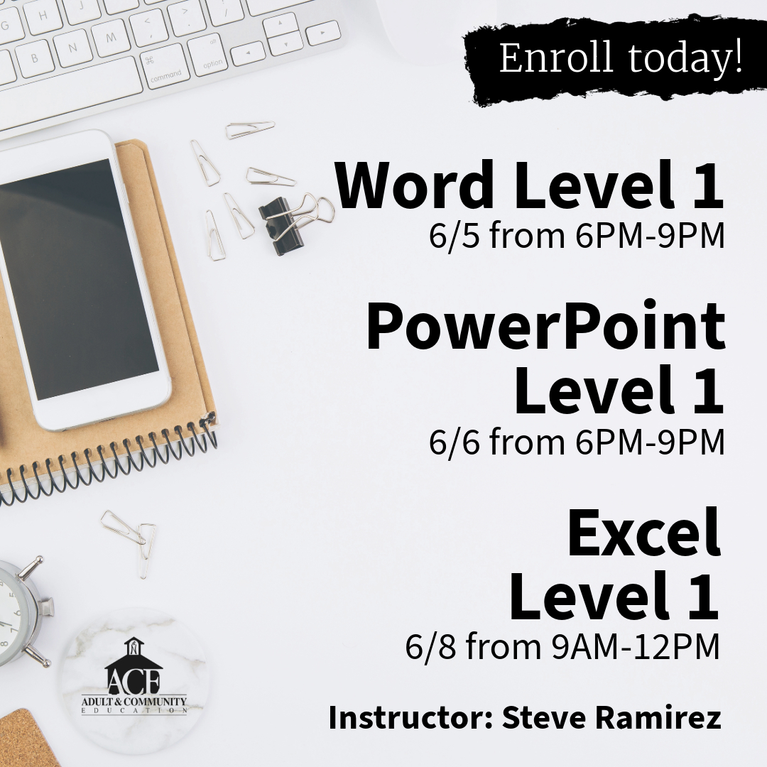 NISD_ComEd's tweet photo. ๐ข Boost your career with Microsoft Office skills! Join Steve Ramirez for essential classes:
๐๏ธ June 5, 6-9 PM: Word Level 1
๐๏ธ June 6, 6-9 PM: PowerPoint Level 1
๐๏ธ June 8, 9 AM-12 PM: Excel Level 1
Enhance productivity & stand out! ๐ผ๐
#nisdace #learnforlife https://t.co/QXWy6cnYeu