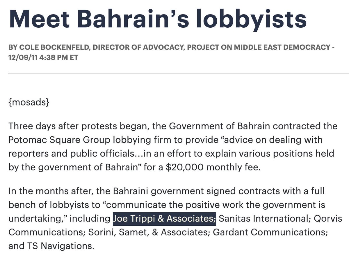 MaxBlumenthal's tweet photo. Sleazy Beltway hack Joe Trippi shares WaPo smear falsely implying Axis of Evil sponsorship of The Grayzone

This is the same Joe Trippi who cashed in on PR work for the bloodstained monarchy of Bahrain after it slaughtered masses of protesters 
https://t.co/M71dNfdKtN https://t.co/A0IjBKhvQm